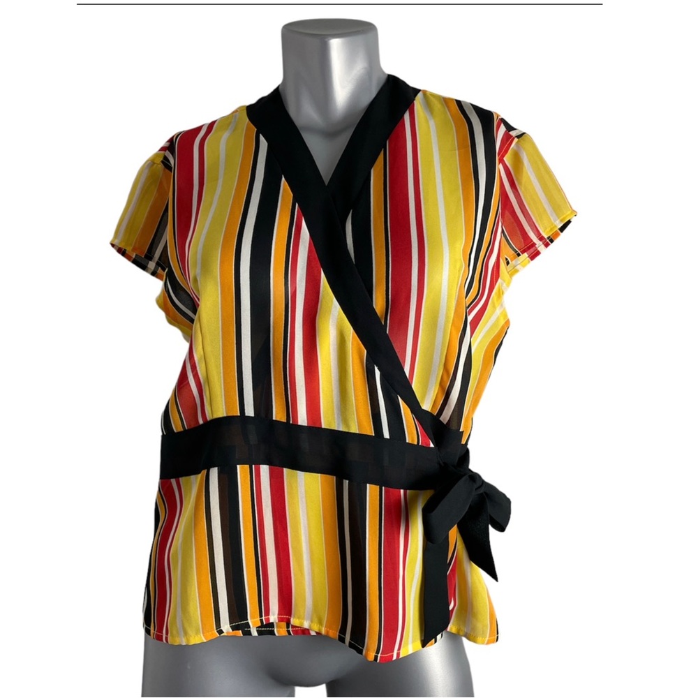 Jaipur Women's Short sleeve Blouse multicolor size L
